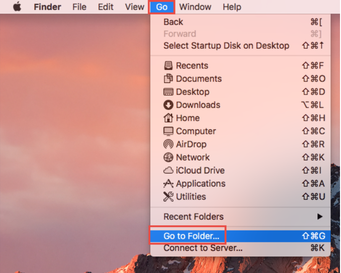Hot to Use Finder option in Mac