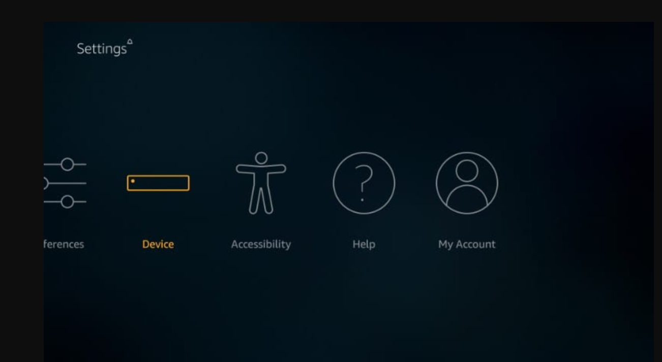 Device Settings in FireStick