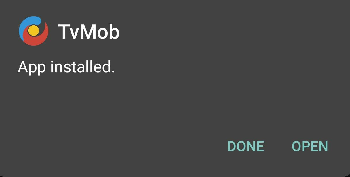 tvmob-installed