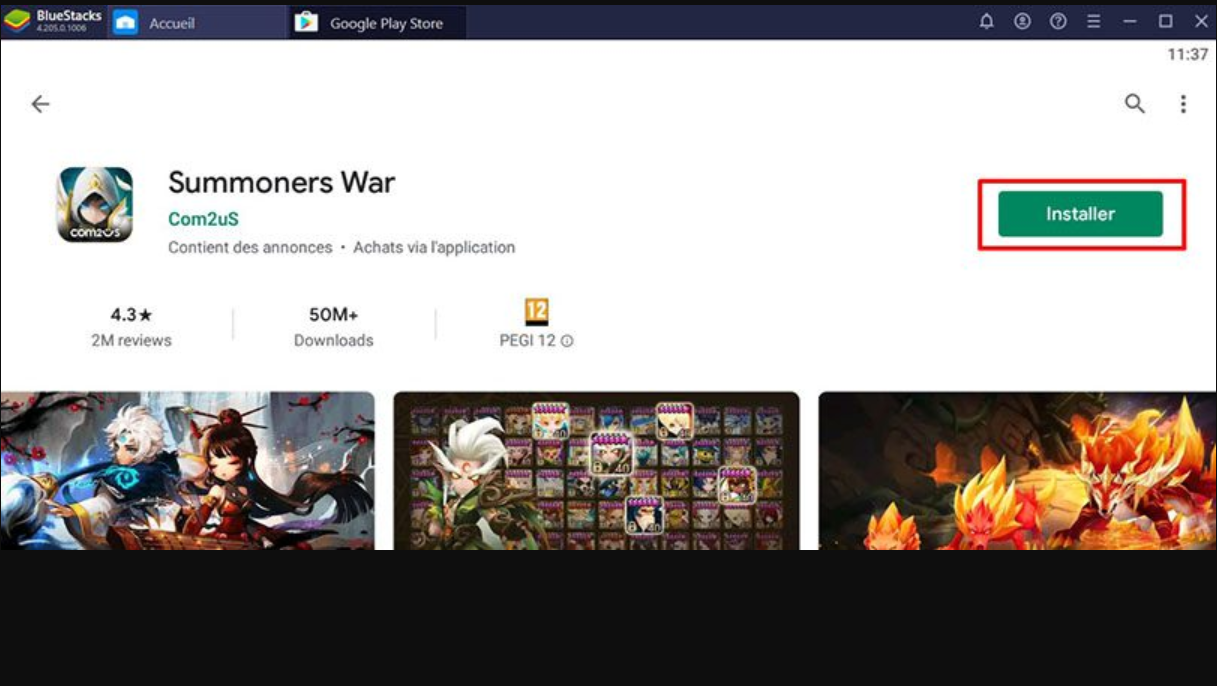 Summenors War on PC via Bluestacks