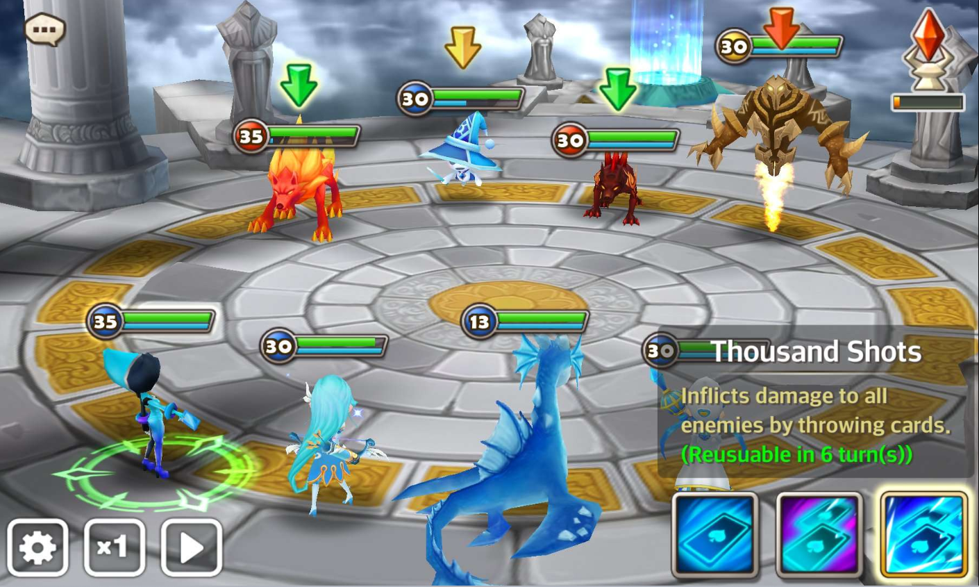 Summoners war on PC played via Emulator